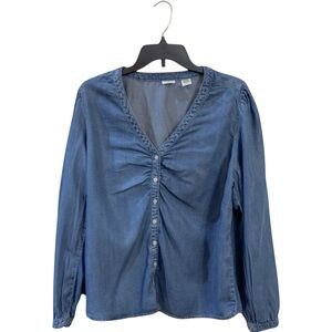 Levi's♨️
Women's Ruched Long-Sleeve Blouse